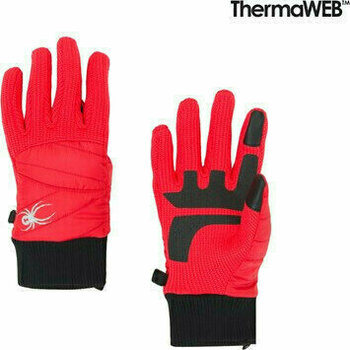Rękawice narciarskie Spyder Bandita Stryke Hybrid Womens Glove Hibiscus/Black XS - 2