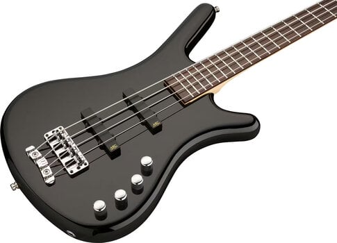 E-Bass Warwick RockBass Corvette Basic Solid Black High Polish E-Bass - 4