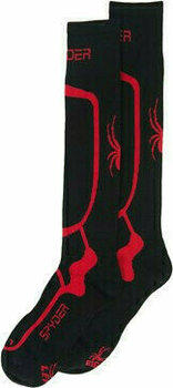 Ski Socks Spyder Pro Liner Mens Sock Black/Red XL - 2
