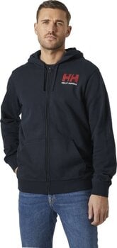 Пуловер Helly Hansen HH Logo Full Zip Суитшърт с качулка Navy M - 3