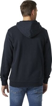 Пуловер Helly Hansen HH Logo Full Zip Суитшърт с качулка Navy M - 4