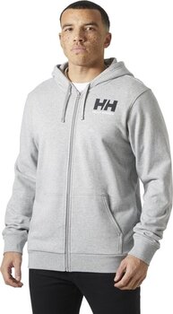 Dressipluus Helly Hansen HH Logo Full Zip Kapuutsiga dressipluus Grey Melange L - 3