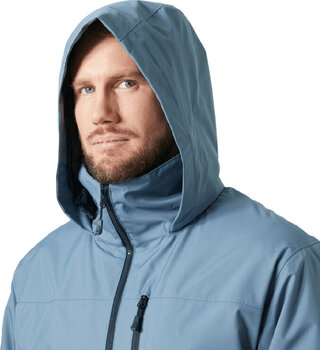 Casaco Helly Hansen Men's Crew Hooded Midlayer Sailing 2.0 Jaqueta Washed Navy M - 5