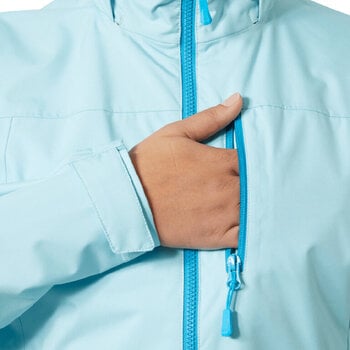 Jakna Helly Hansen Women’s Crew Hooded Sailing 2.0 Jakna Light Cyan XS - 5