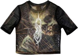 T-Shirt Slipknot The End, So Far Profile Ladies Crop Top-T-Shirt mit kurzen Ärmeln/Black/Kurze - 1