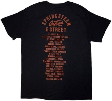 T-shirt Bruce Springsteen T-shirt Tour '24 E-Street Photo Unisex Black XL - 2