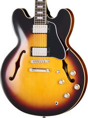 Poolakustiline kitarr Epiphone 1962 ES-335 Reissue Vintage Burst Poolakustiline kitarr - 2