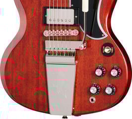 Elektrische gitaar Epiphone 1964 SG Standard with Maestro Vibrola Reissue Cherry Red Elektrische gitaar - 4
