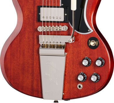 E-Gitarre Epiphone 1964 SG Standard with Maestro Vibrola Reissue Cherry Red E-Gitarre - 5