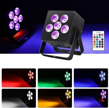 LED PAR Light4Me ACCU PAR RGBWA-UV battery LED PAR - 6