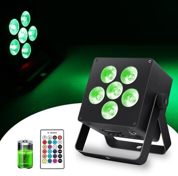LED PAR Light4Me ACCU PAR RGBWA-UV battery LED PAR - 7