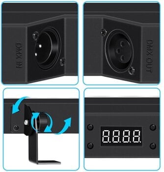 LED Bar Light4Me WASH AURA RGB LED Bar - 4