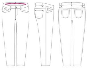 Pantaloni Alberto Jana-CR Revolutional Print WR Fantezie - 3