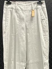 Trousers Alberto Lucy-WL Linen Twill White - 1