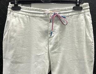 Trousers Alberto Clara Linen Twill White - 2