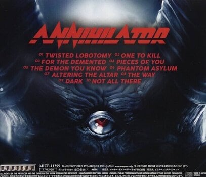 Muzički CD Annihilator - For The Demented (CD) - 2