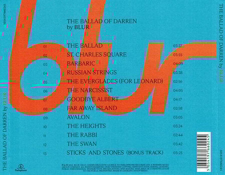 Muzički CD Blur - The Ballad Of Darren (Deluxe Edition) (CD) - 3