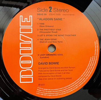 LP ploča David Bowie - Aladdin Sane (180 g) (Reissue) (Anniversary Edition) (LP) - 4