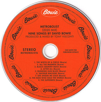 Muzički CD David Bowie - Metrobolist (Nine Songs By David Bowie) (Reissue) (Remastered) (CD) - 2