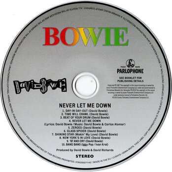Musik-cd David Bowie - Never Let Me Down (Reissue) (Remastered) (CD) - 2