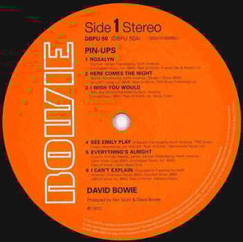 Disc de vinil David Bowie - Pin Ups (180 g) (Reissue) (Remastered) (LP) - 3