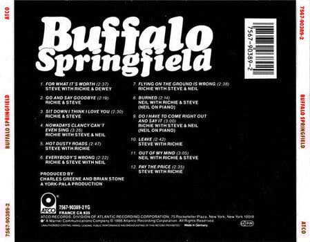 Muzički CD Buffalo Springfield - Buffalo Springfield (Reissue) (CD) - 3