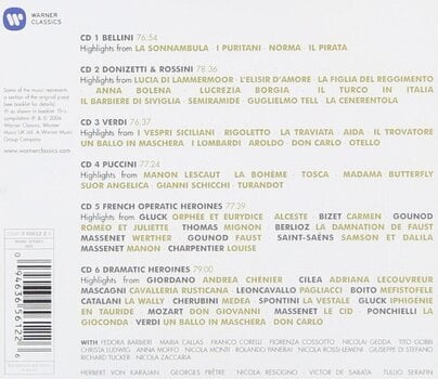 Zenei CD Maria Callas - Best 100 Classics (6 CD) - 2