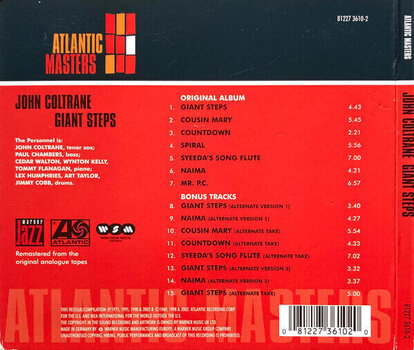 Musik-cd John Coltrane - Giant Steps (Reissue) (Remastered) (CD) - 3