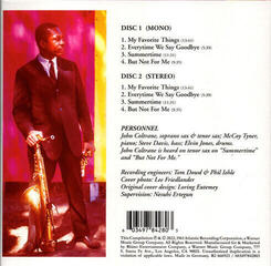 CD musique John Coltrane - My Favorite Things (Anniversary Edition) (Deluxe Edition) (Reissue) (2 CD) - 3