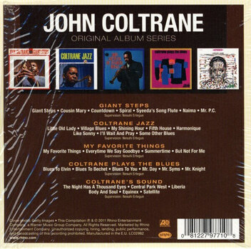 Muzički CD John Coltrane - Original Album Series (5 CD) - 8