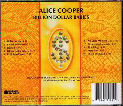 Music CD Alice Cooper - Billion Dollar Babies (Reissue) (CD) - 2