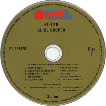 CD de música Alice Cooper - Killer (Reissue) (Remastered) (2 CD) - 3