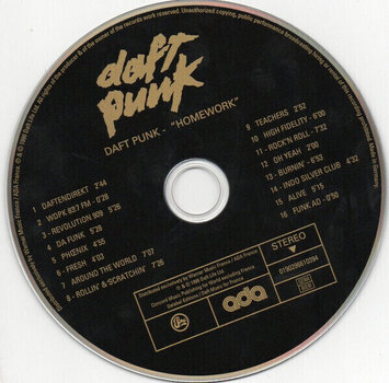 Glazbene CD Daft Punk - Homework (Reissue) (CD) - 2