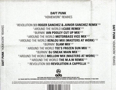 Muzički CD Daft Punk - "Homework" Remixes (Limited Edition) (CD) - 3