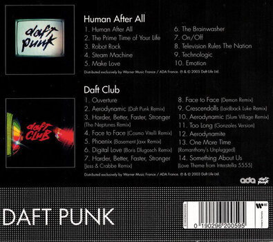 Musikk-CD Daft Punk Human After All / Daft Club (Limited Edition) (Reissue) (2 CD) - 2
