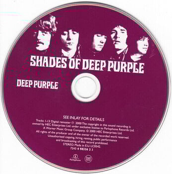 Muusika CD Deep Purple - Shades Of Deep Purple (Reissue) (Remastered) (CD) - 2