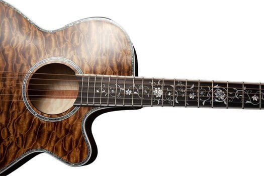 Jumbo elektro-akoestische gitaar Takamine TSP100 Vintage Tobacco Jumbo elektro-akoestische gitaar - 5