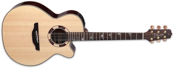 Elektro-akustična jumbo gitara Takamine DSF48C Natural Elektro-akustična jumbo gitara - 2