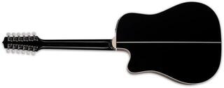12 húros elektroakusztikus gitár Takamine EF381DX Black 12 húros elektroakusztikus gitár - 3