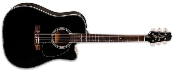 electro-acoustic guitar Takamine EF341DX Black electro-acoustic guitar - 2