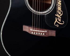 Dreadnought elektro-akoestische gitaar Takamine EF341DX Black Dreadnought elektro-akoestische gitaar - 5