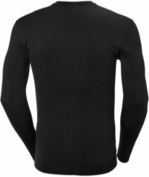 Camiseta de esquí / Sudadera con capucha Helly Hansen HH Lifa Seamless Crew Mens T-Shirt Black S - 2