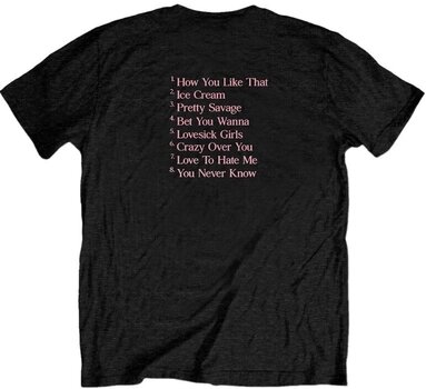T-shirt BLACKPINK The Album Tracklist Black L T-shirt - 2