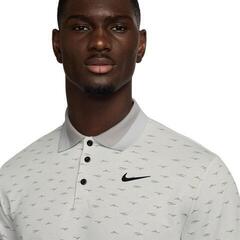 Polo košeľa Nike Dri-Fit Tour Micro Print Mens Photon Dust/Black S Polo košeľa - 2