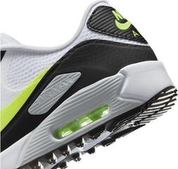 Ανδρικό Παπούτσι για Γκολφ Nike Air Max 90 G Unisex Shoe White/Hot Lime - 4