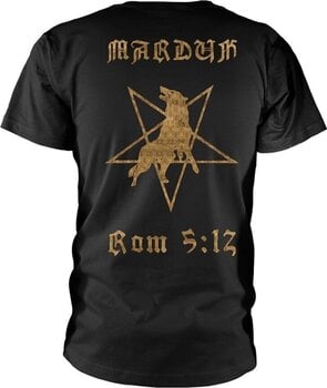 Tričko Marduk Tričko Rom 5:12 (Gold) Unisex Black L - 2
