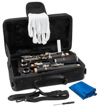 Bb Kларинет Latone LCL 700 Ebony Silver Bb Kларинет - 4