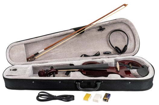 Elektromos hegedű Latone VM 01-RW 4/4 Claret Elektromos hegedű - 5