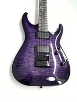 ESP LTD H-1000 Evertune QM See Thru Purple Sunburst Chitarra Elettrica