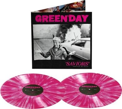 Vinyl Record Green Day - Saviors (Limited Edition) (Pink/White Coloured) (140 g) (2 LP) - 2